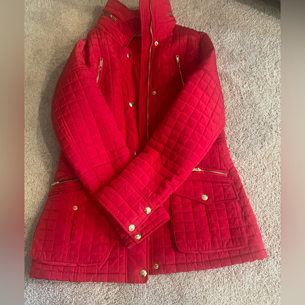 Michael Kors Red Winter Coat
